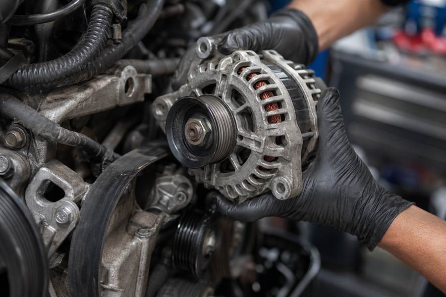 Alternador e motor de partida