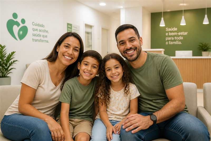 Família em ambiente de saúde